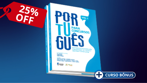 LIVRO: Português para Concursos + Videoaulas + Curso de Redação Bônus